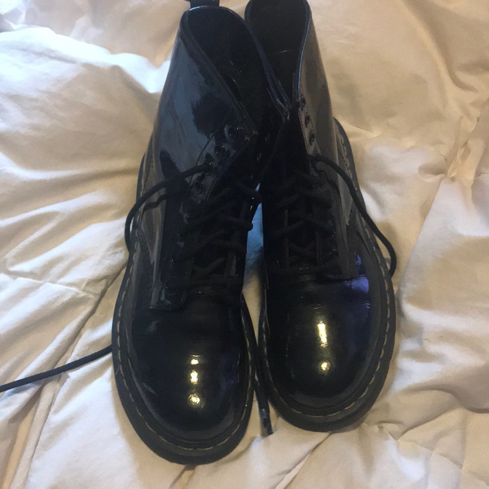 Black Patent Leather Dr. Martens
